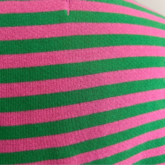 Free People Classic Striped Oversized crewneck pink green - Picture 11 of 12
